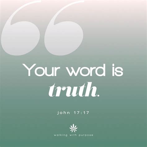 Your Word Is Truth John 17 17