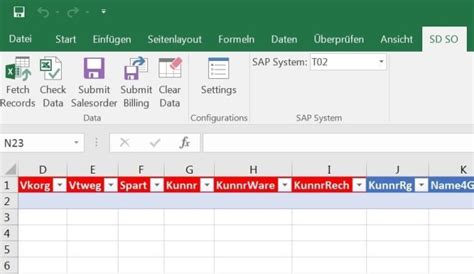 Excel Add In F R Sap Daten Mit Excel Von Und Zu Sap Bertragen