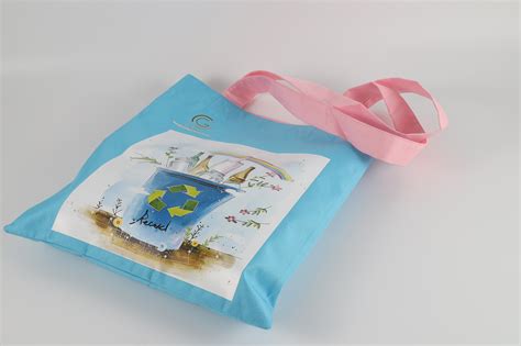 Custom Reusable Grocery Eco Friendly Rpet Non Woven Handled Shopping Bag