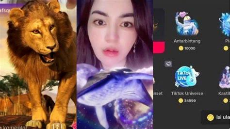 Segini Harga Gift Tiktok Singa Paus Planet Dan Universe Terbaru April