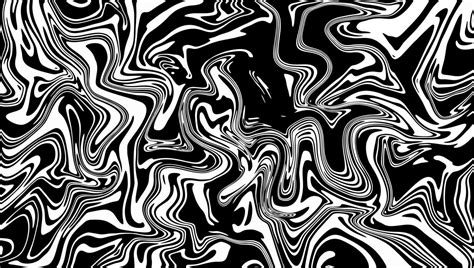 Black And White Modern Fluid Marble Background Abstract Liquid