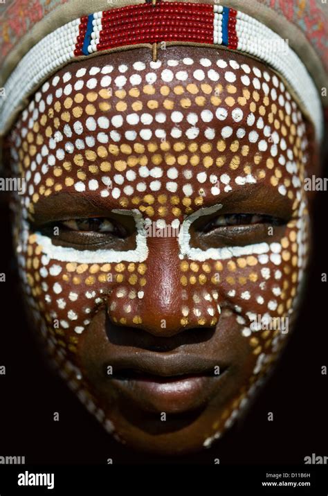 African Face Paint Men