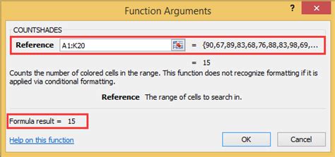 How To Count The Number Of Shaded Cells In Excel