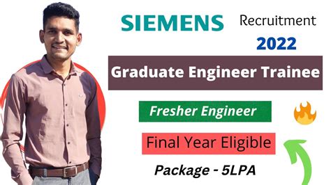 Siemens Recruitment Graduate Trainee Engineer Any Stream