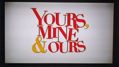 Yours Mine And Ours 2005 Main Menu Dvd Youtube