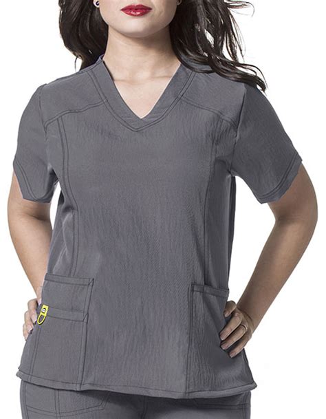 Wink Scrubs Wonderwink Plus Curved V Neck Nurse Scrub Top For 29 99 Pulseuniform