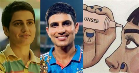 Indian Cricketer Shubman Gill Looks Like Dangal S Fatima Sana Shaikh