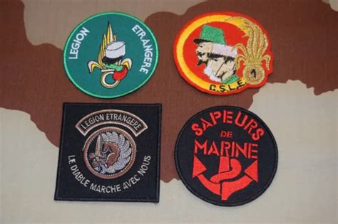 Lot Cussons Militaire Patch Arm E Insigne L Gion Trang Re Sapeurs