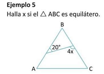 Halla X Si El Triangulo Abc Es Equilatero Porfa Brainly Lat