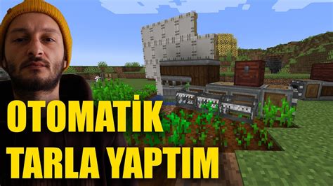 Otomatİk Tarla Yaptim MuhteŞem Oldu Minecraft Create Mod Youtube