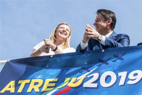 Giorgia Meloni Giuseppe Conte Atreju Dago Fotogallery