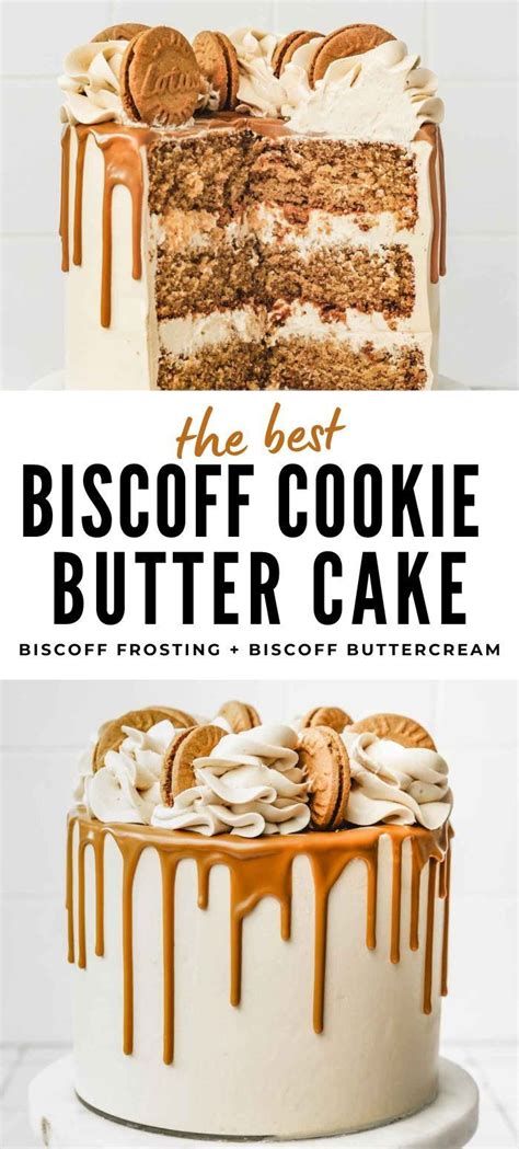 Best Lotus Biscoff Cake Recipe With Cookie Butter Frosting