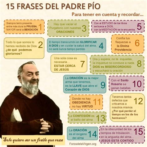 Excepcionales Frases Del Padre Pio Reina Del Cielo