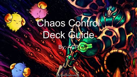 Chaos Control Goat Format Deck Guide Youtube