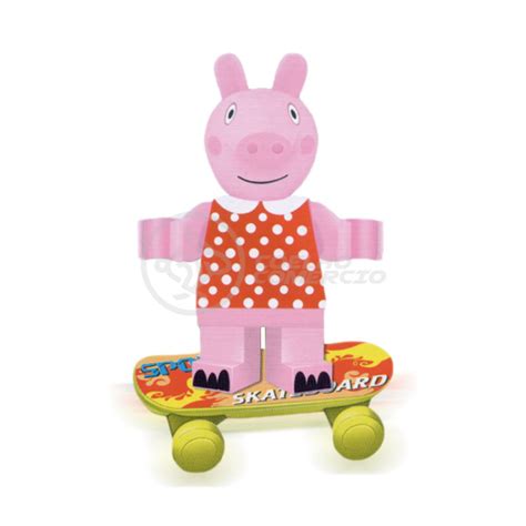 Boneco Mini Peppa Pig Bloco De Montar Compat Vel Lego Peppa Pig