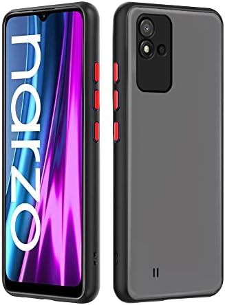 Amazon Brand Solimo Bumper For Realme Narzo 50i Polycarbonate Black