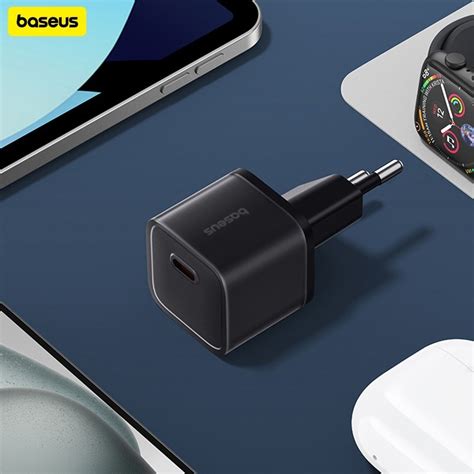 Baseus Gan S Fast Charger C W Eu Shopee Philippines