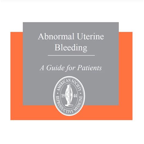 Abnormal Uterine Bleeding Patient Education Booklet