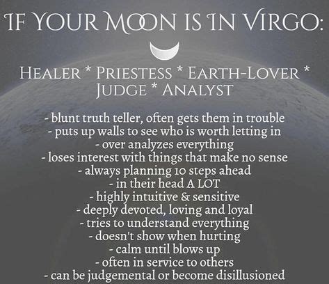 Top 10 virgo moon ideas and inspiration