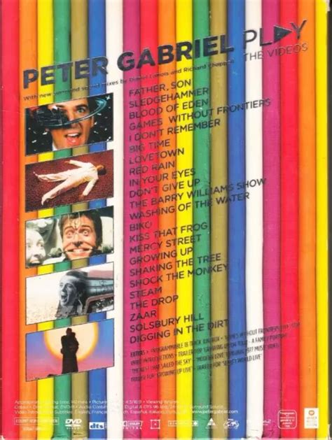 DVD PETER Gabriel Play The Videos Absolut Neuwertig EUR 10 50