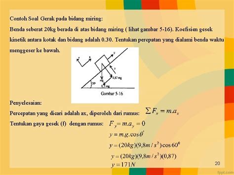 Contoh Soal Fisika Gaya Gesek Mikel Ray