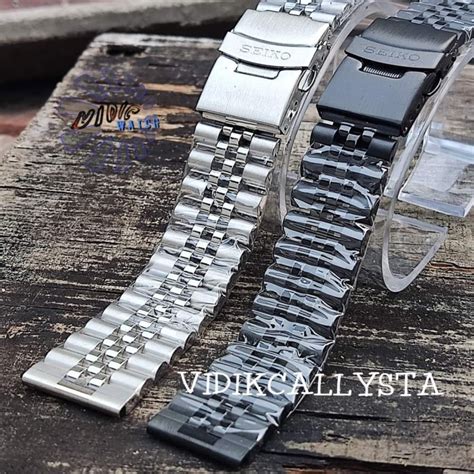 Jual Rantai Stainless Seiko Jubile Mm Curved Flat Strap Band Tali