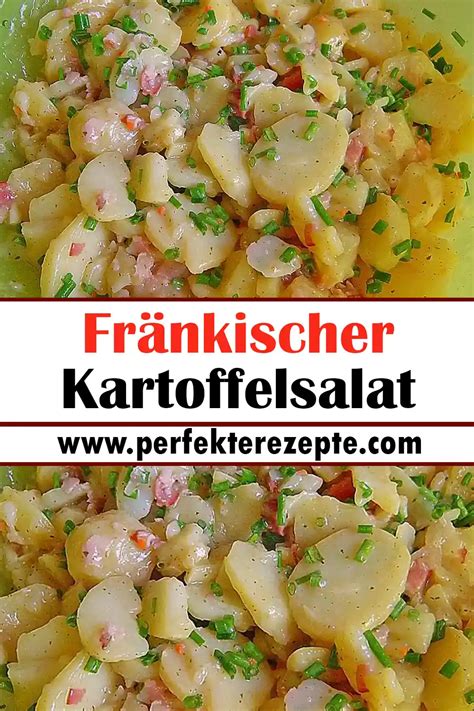 Fränkischer Kartoffelsalat Rezept Schnelle und Einfache Rezepte