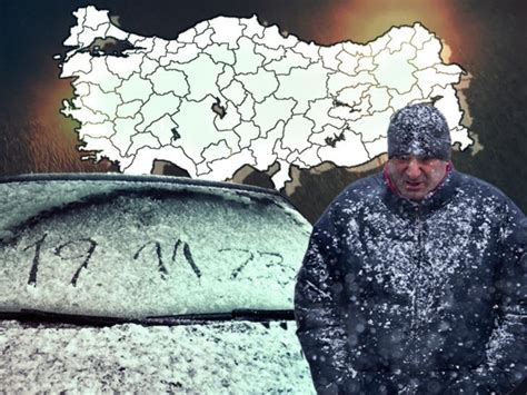 Kar yağmur soğuk hava Meteoroloji son tahminlerini yayınladı AFAD