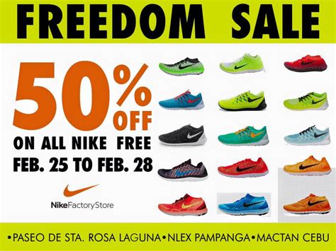 Manila Shopper: Nike Outlet Stores FREEdom SALE: February 2016