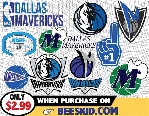 Dallas Mavericks Bundle Svg Svg File For Cricut Layered Etsy