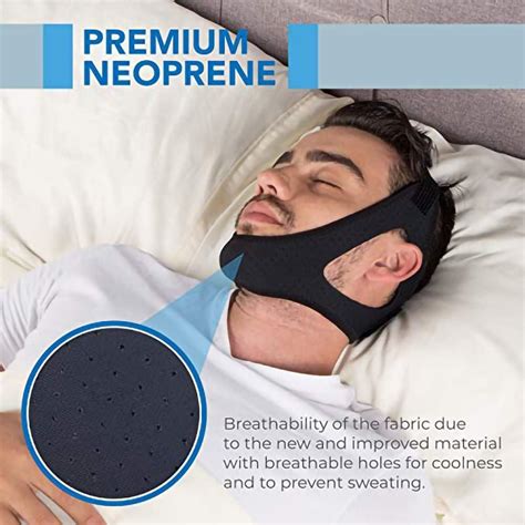 KETINAU Anti Snore Chin Strap for CPAP Users - Adjustable and ...