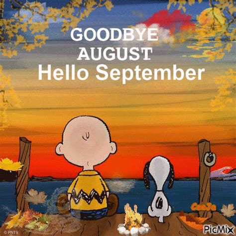 Goodbye August Hello September - Free animated GIF - PicMix