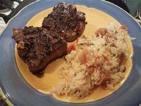 Cuisine De Michelle Cast Iron Lamb Loin Chops In Cognac Butter