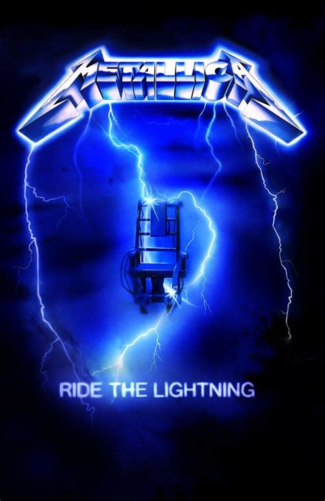 Metallica Ride The Lightning Montagem Carteles De M Sica De Poca