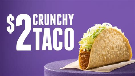 Deal Taco Bell Crunchy Taco Frugal Feeds