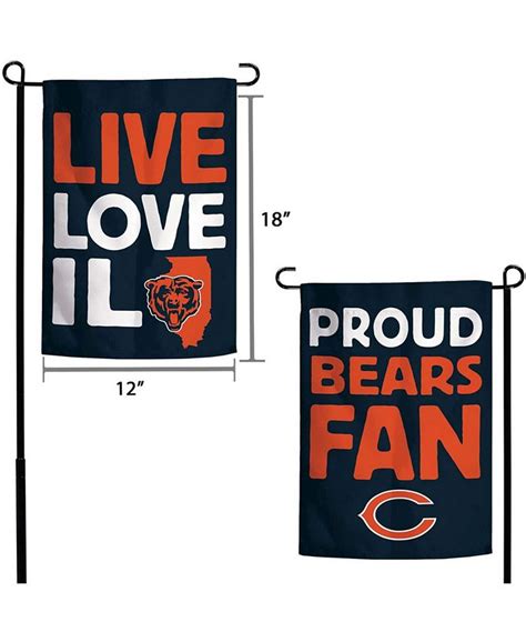 Wincraft Multi Chicago Bears 12 X 18 Local Design Double Sided