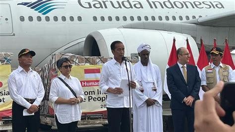 Presiden Jokowi Lepas Bantuan Obat Obatan Dan Alkes Ke Sudan Palestina