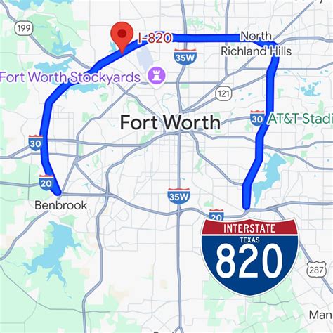 TOP USA - Interstate 820 (I-820) wraps around Fort Worth,... | Facebook
