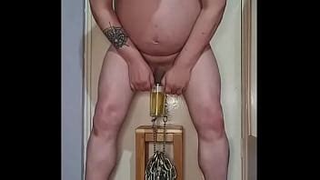 Hanging Heavy Chains From My Bullsacks With Nipple Clamps While Taking A Pee XVIDEOS
