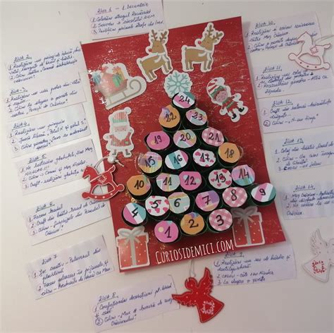 24 De Activitati Creative Pentru Calendarul Advent Curioși De Mici