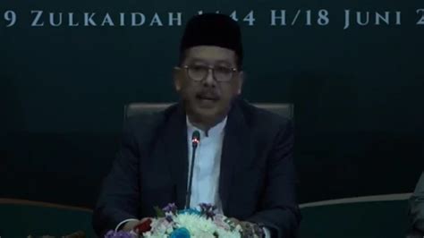 Pemerintah Tetapkan Idul Adha H Jatuh Pada Kamis Juni