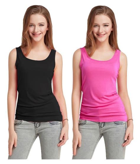 Fashion Line Cotton Lycra Tank Tops Multicolor Buy Fashion Line Cotton Lycra Tank Tops