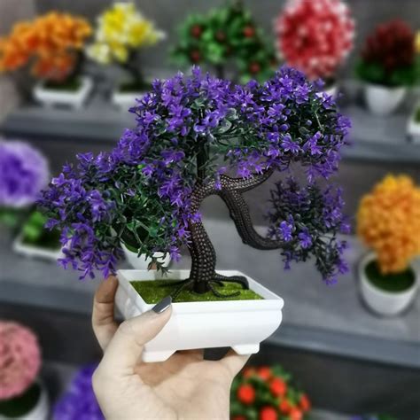 Jual Hiasan Pohon Bonsai Plastik Bunga Plastik Shopee Indonesia