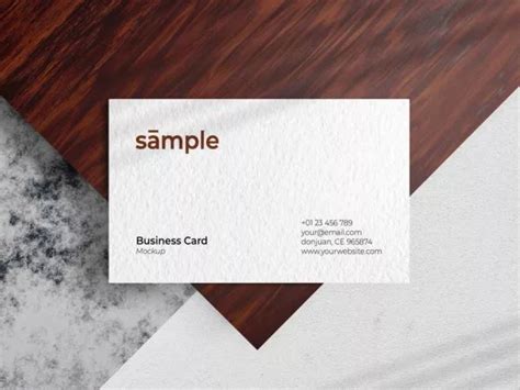 business card psd mockups   mockup