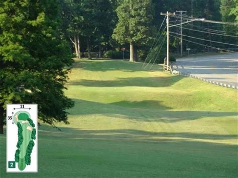 Course Layout - Oak Hollow Golf Course (NC)