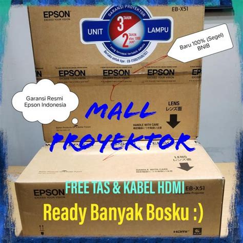 Jual Projektor Epson Eb X Pengganti Eb X Shopee Indonesia