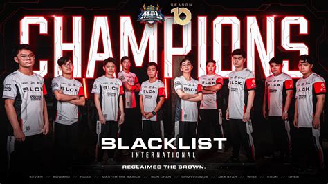 Blacklist International Reclaim Crown At MPL PH Season 10 ONE Esports