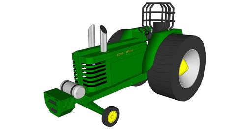 John Deere Pulling Tractor | 3D Warehouse