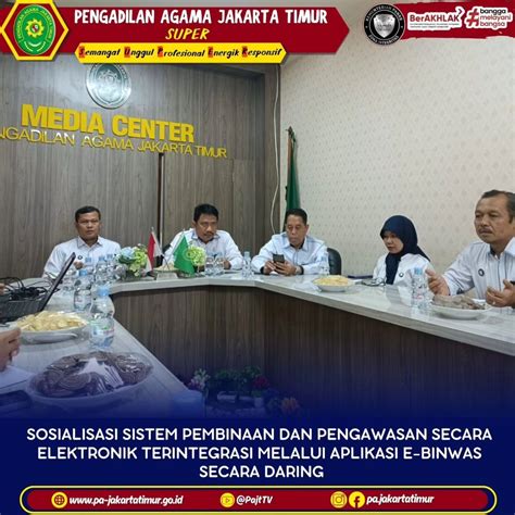 Sosialisasi Sistem Pembinaan Dan Pengawasan Secara Elektronik