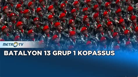 Parade Batalyon 13 Grup 1 Kopassus Youtube